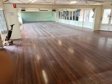 Before Polishing the Floor — Alan Aldridge Floor Sanding in Hervey Bay, QLD