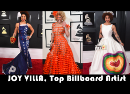 Joy villa is the top billboard artist on the red carpet