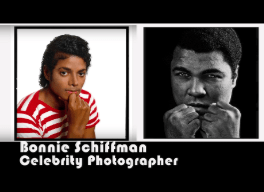 Bonnie schiffman is the celebrity photographer shown here