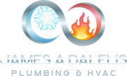 james dalelis plumbing and hvac logo
