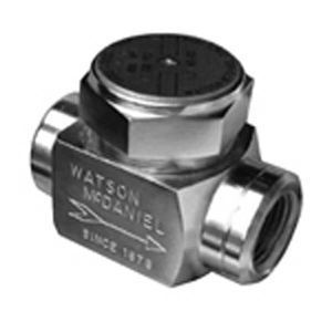 Trampa de vapor Watson McDaniel, de metal, con puertos roscados.