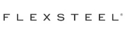 The flexsteel logo is on a white background.