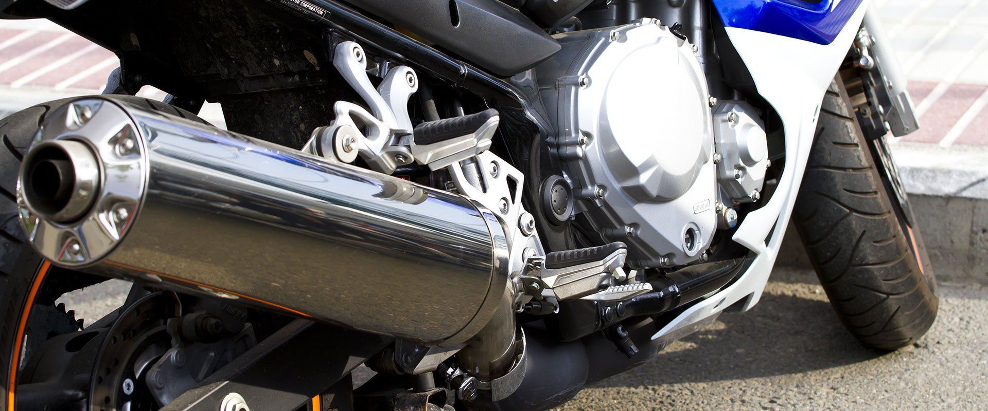 motorbike exhaust repair
