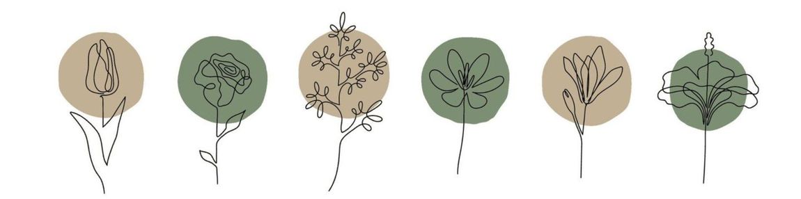 fiori e piante stilizzati