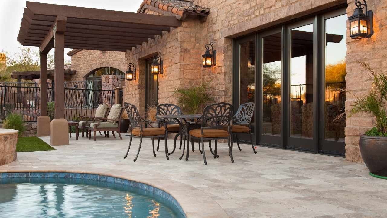 concrete patio
