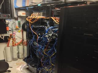 Before, Full-Service Low-Voltage Cabling in Alpharetta, Georgia