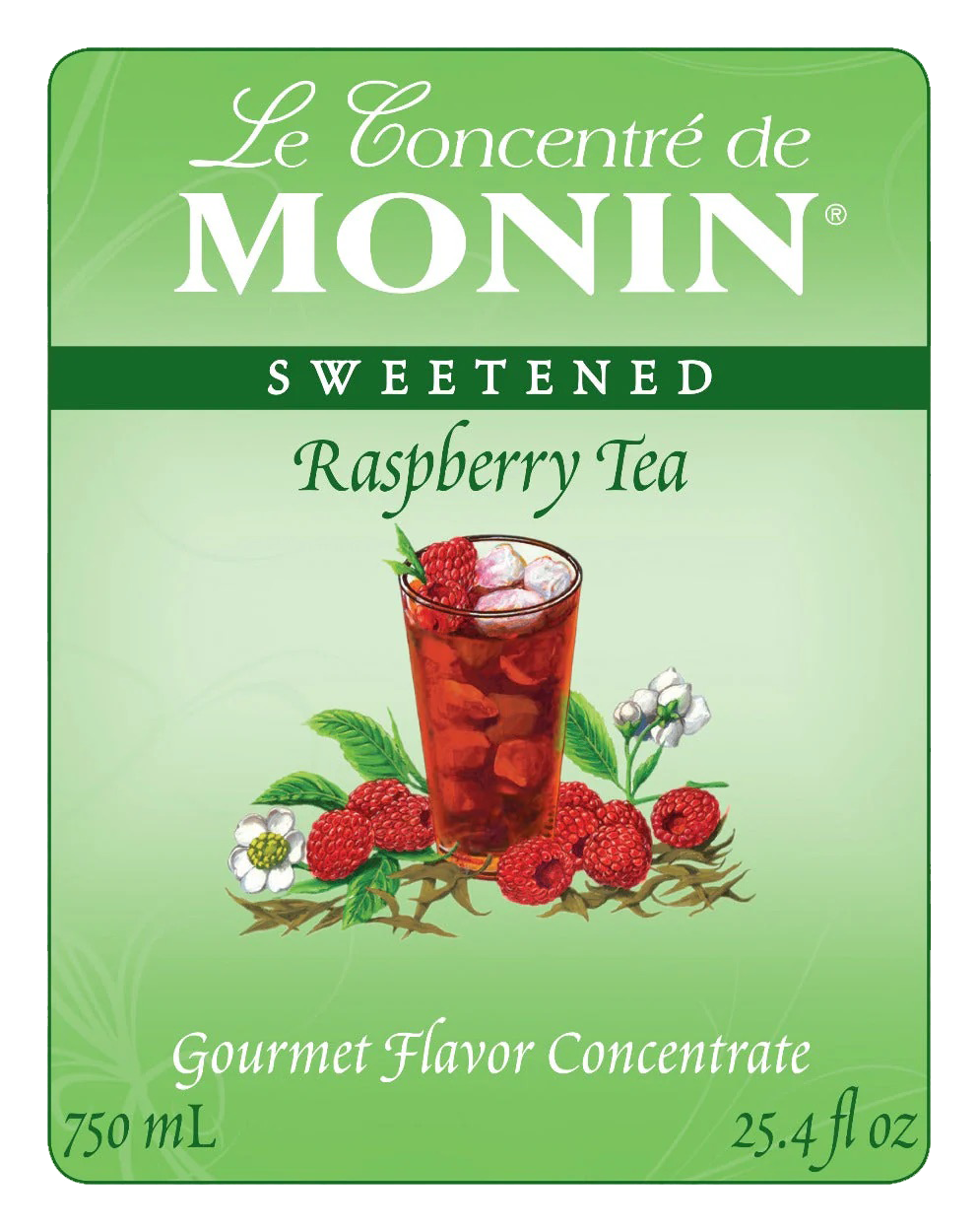 Thé glacé framboise