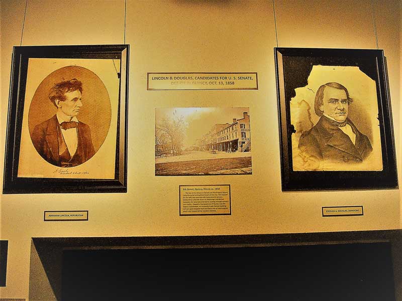 lincoln douglass display at gallery