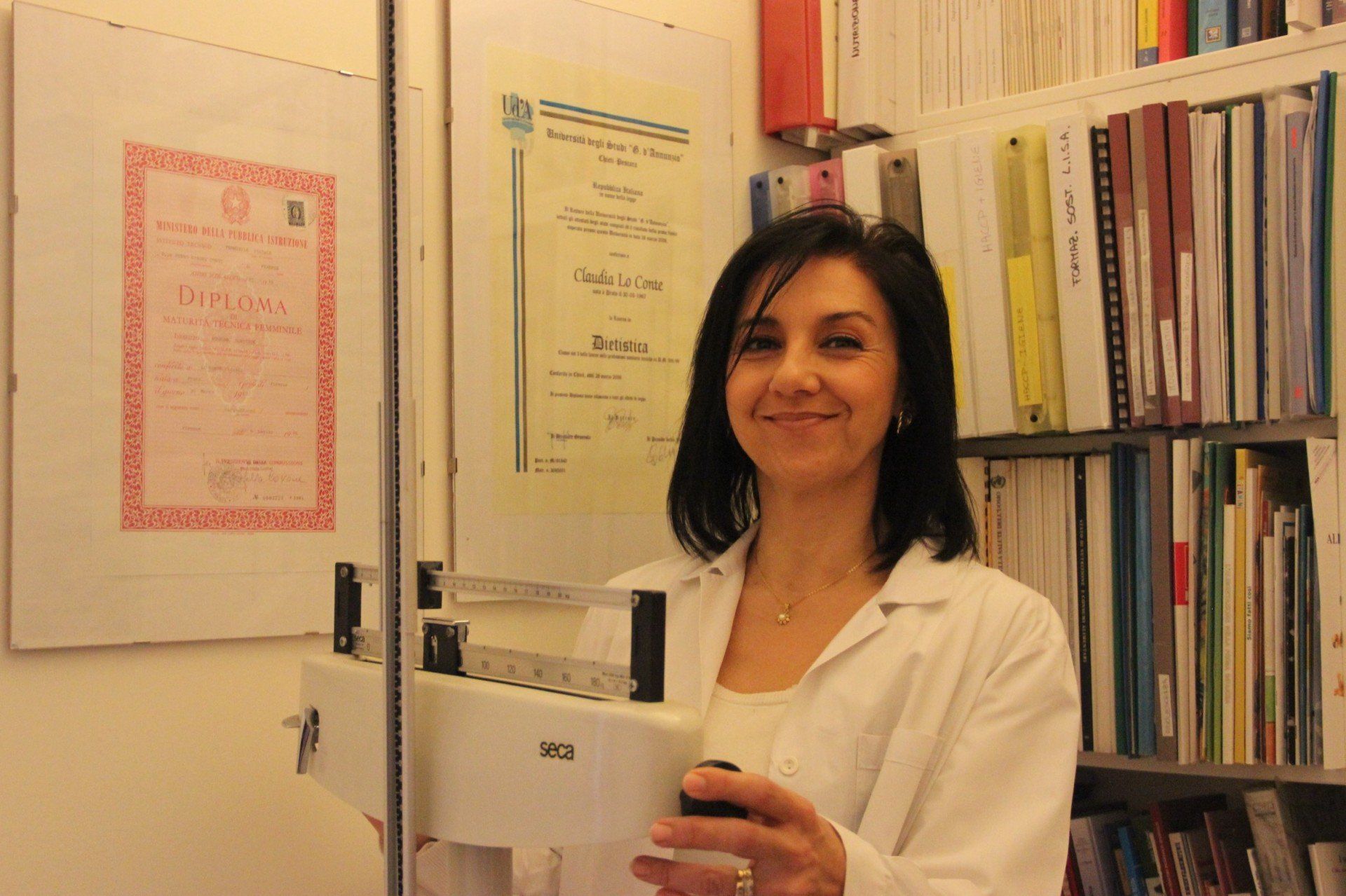 primo piano dottoressa Lo Conte