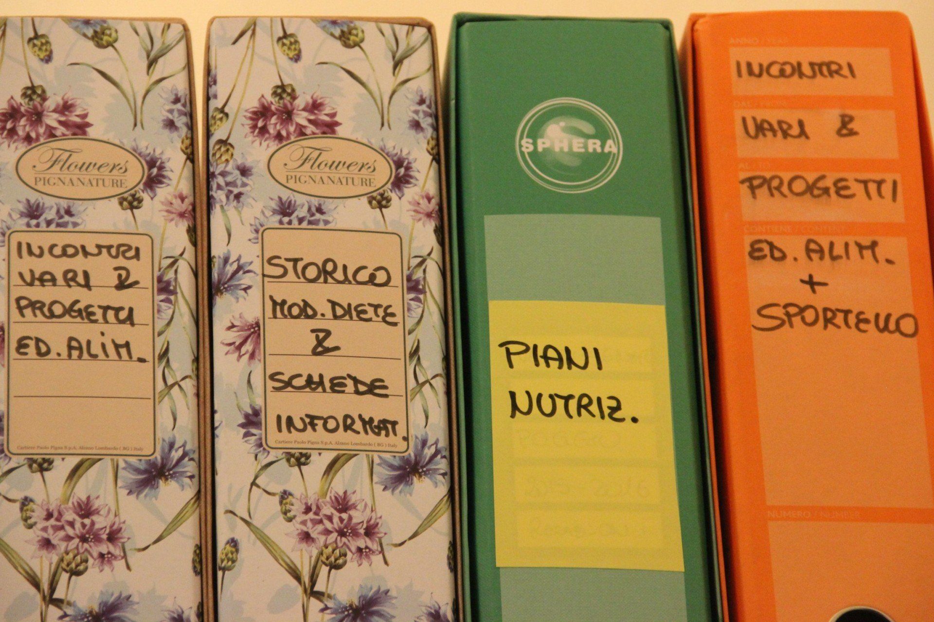 volumi piani nutrizionali