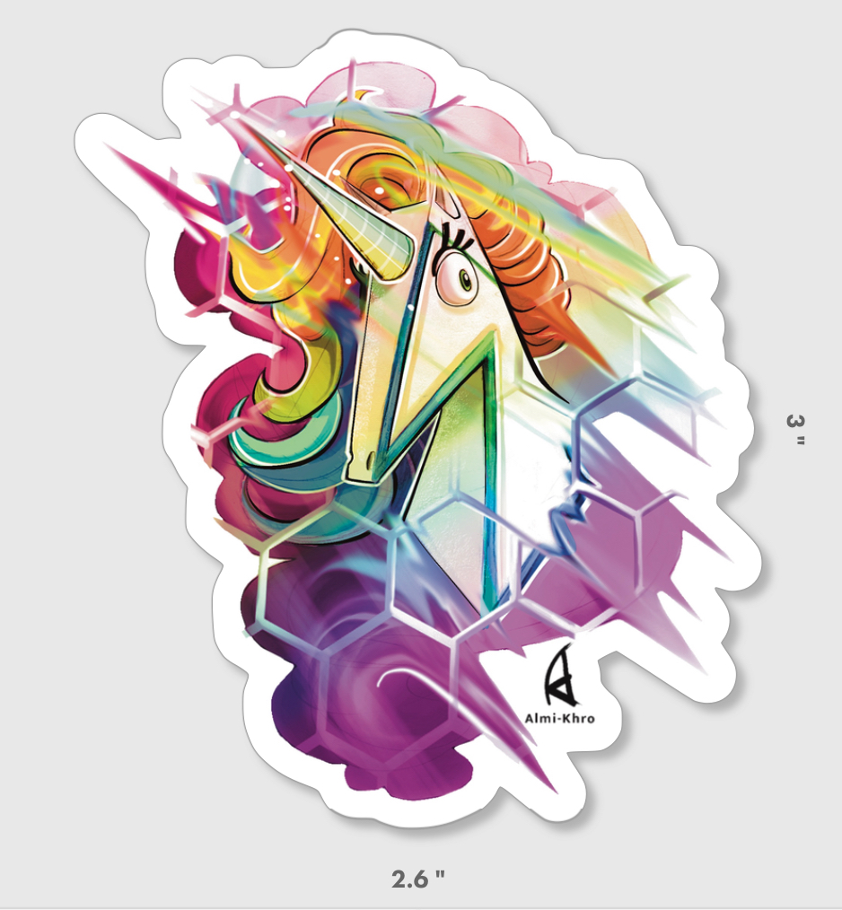 Rainbow Unicorn Sticker
