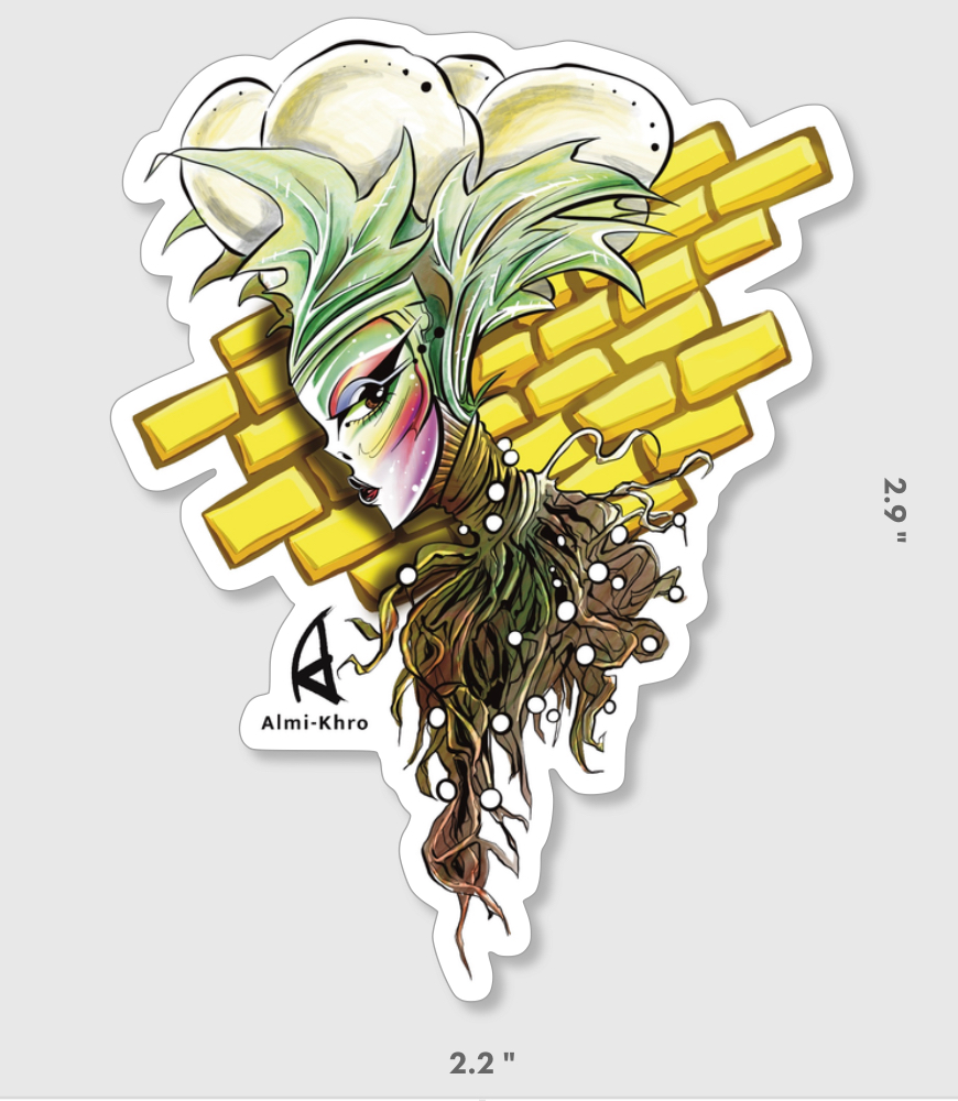 Cotton Queen Sticker