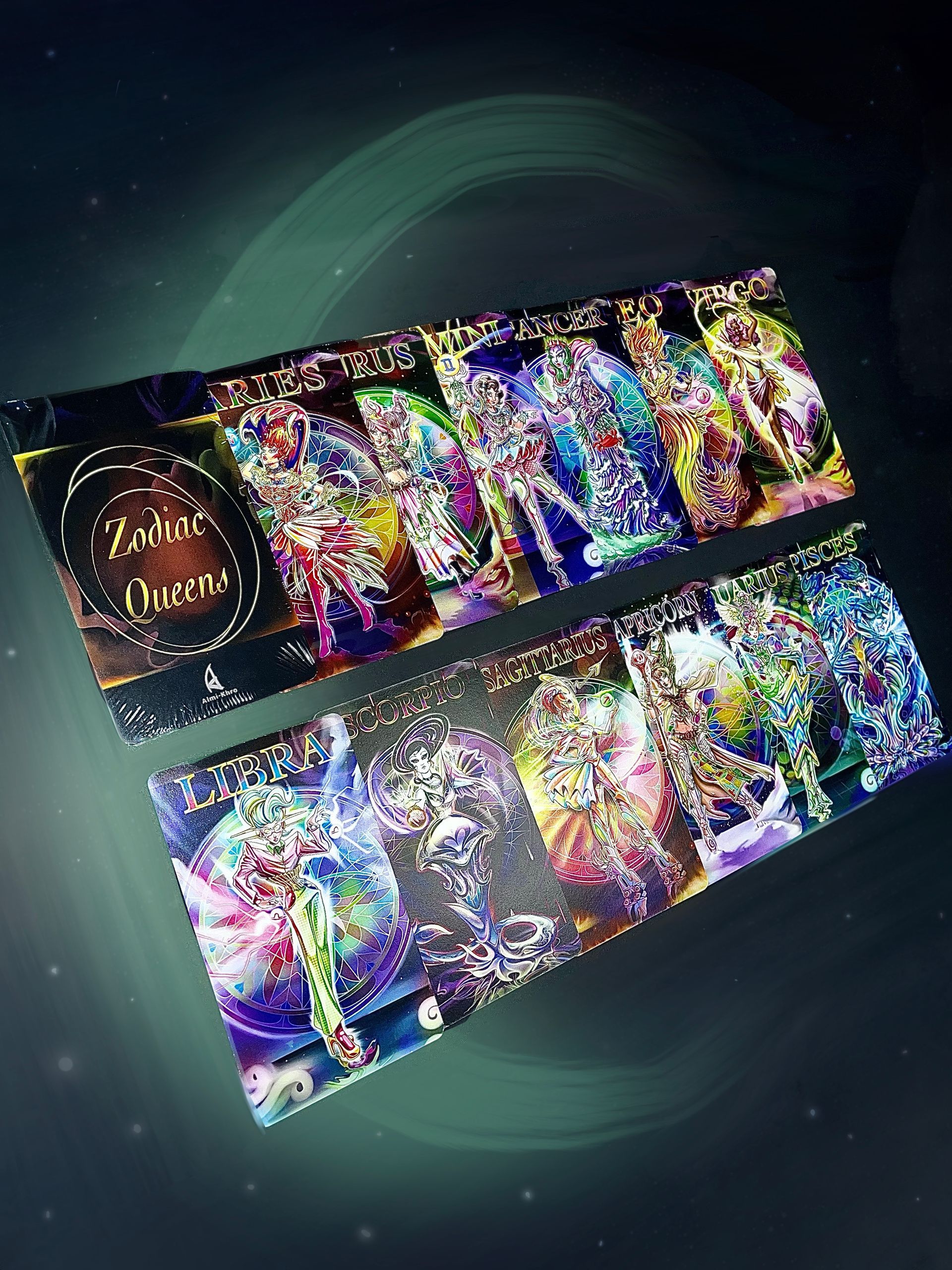Zodiac Queens Tarot Cards
