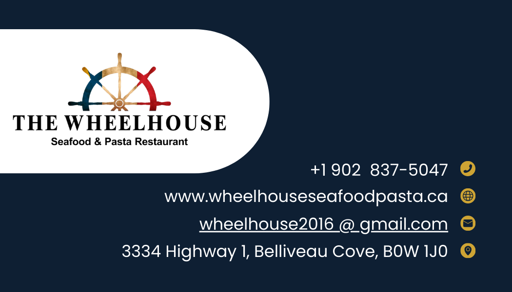 The Wheelhouse Seafood & Pasta Restaurant & Cabins! Belliveau Cove NS