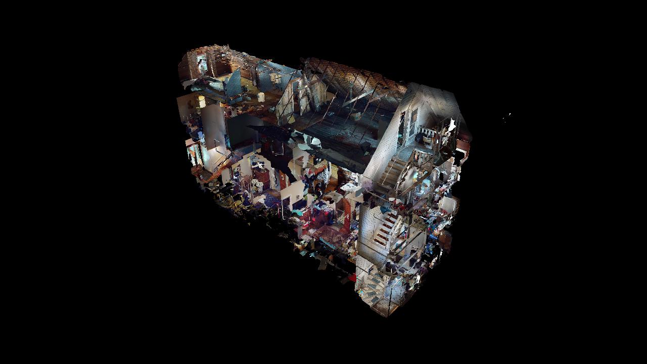 A close up of a piece of rock on a black background.