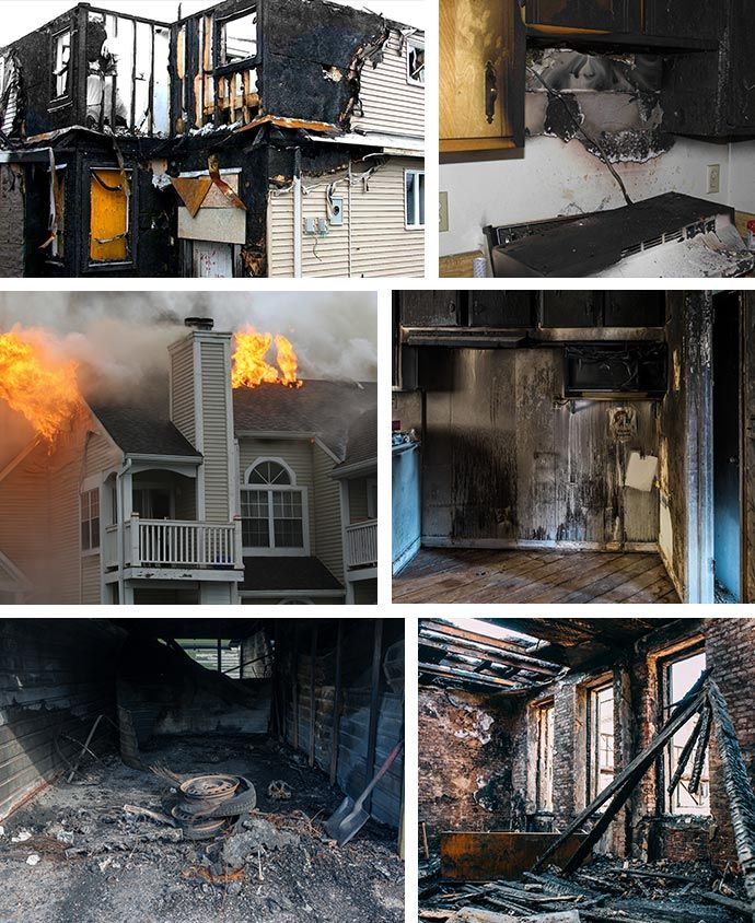 Aftermath of Different Types of Fire Damage