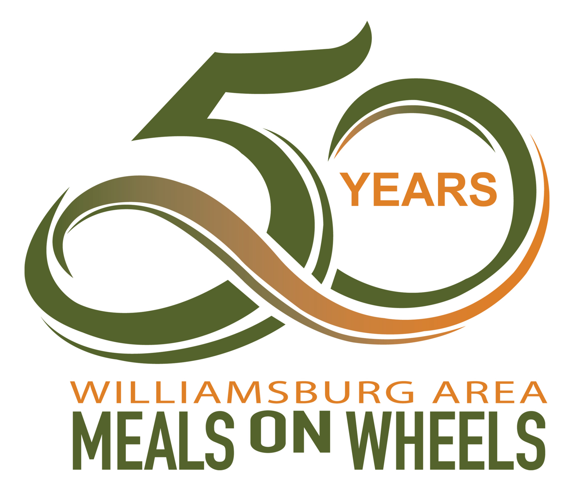 A logo for williamsburg area meals on wheels