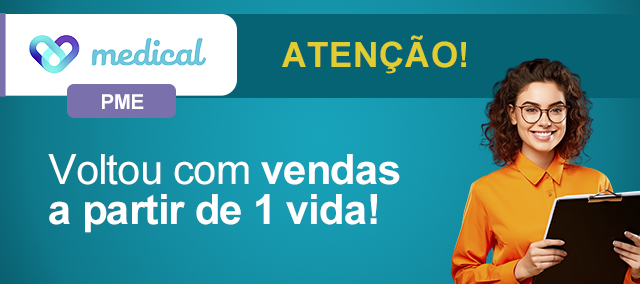 Plano de Saúde Empresarial - Medical PME / CNPJ a partir de  01 vida 