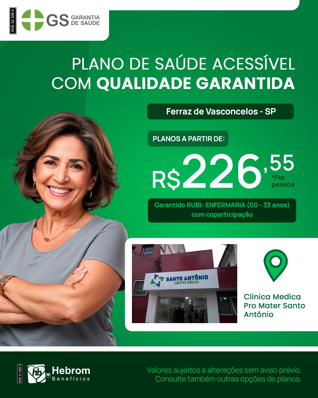 Post do plano Garantia de Saúde com o valor a partir de R$ 577,54