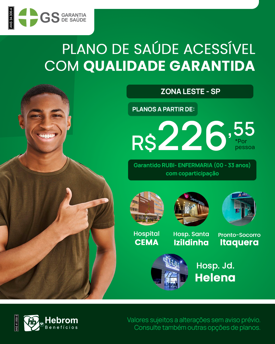 Post do plano Garantia de Saúde com o valor a partir de R$ 577,54