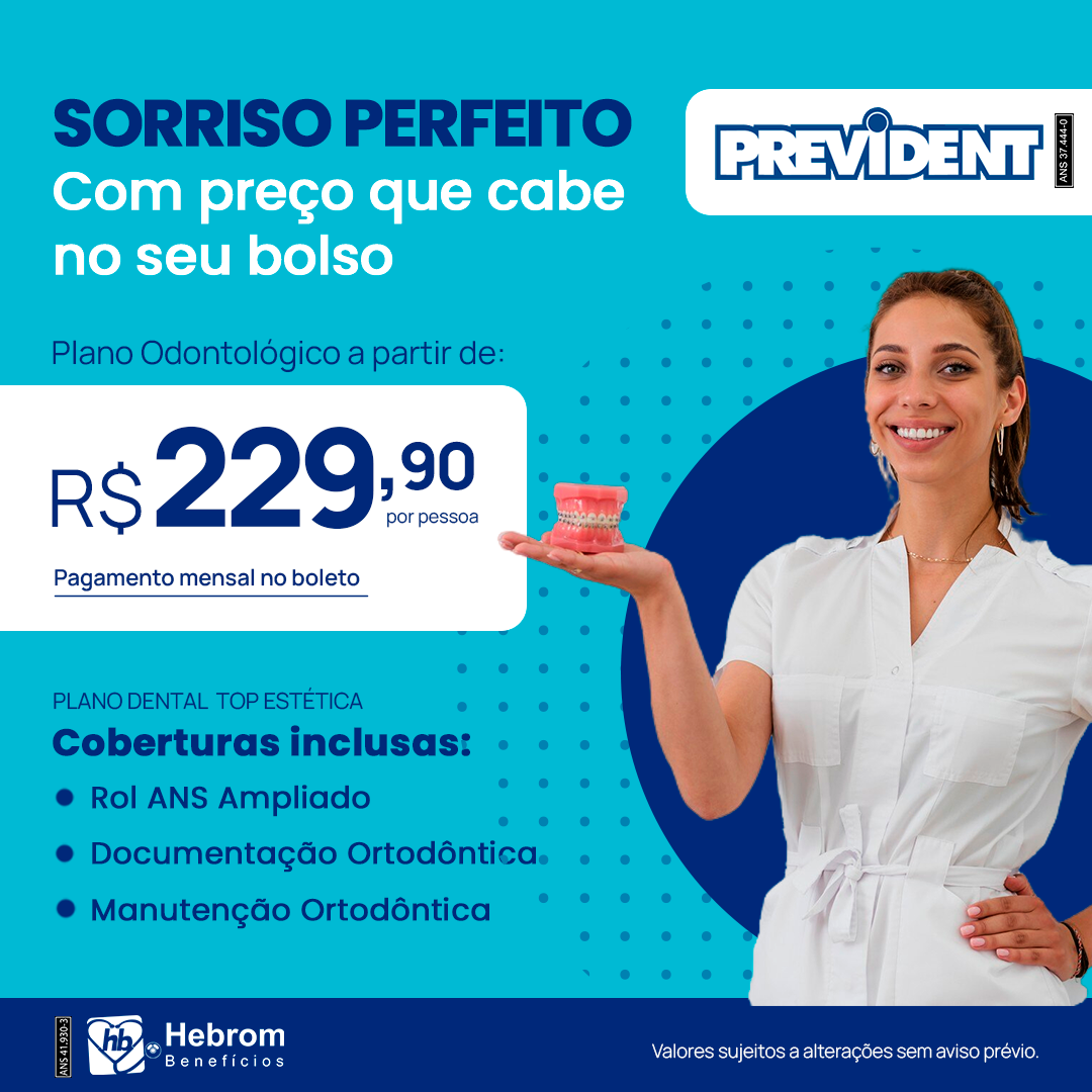banner de preço da prevident