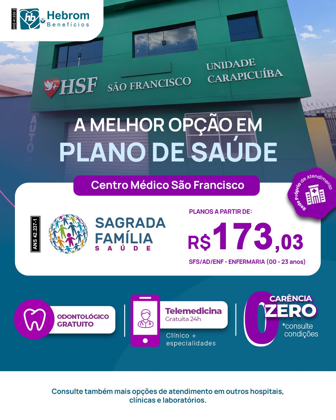 banner de preço de sagrada familia