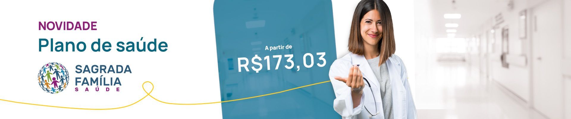 Plano da Saúde Sagrada Família Saúde R$ 154,49