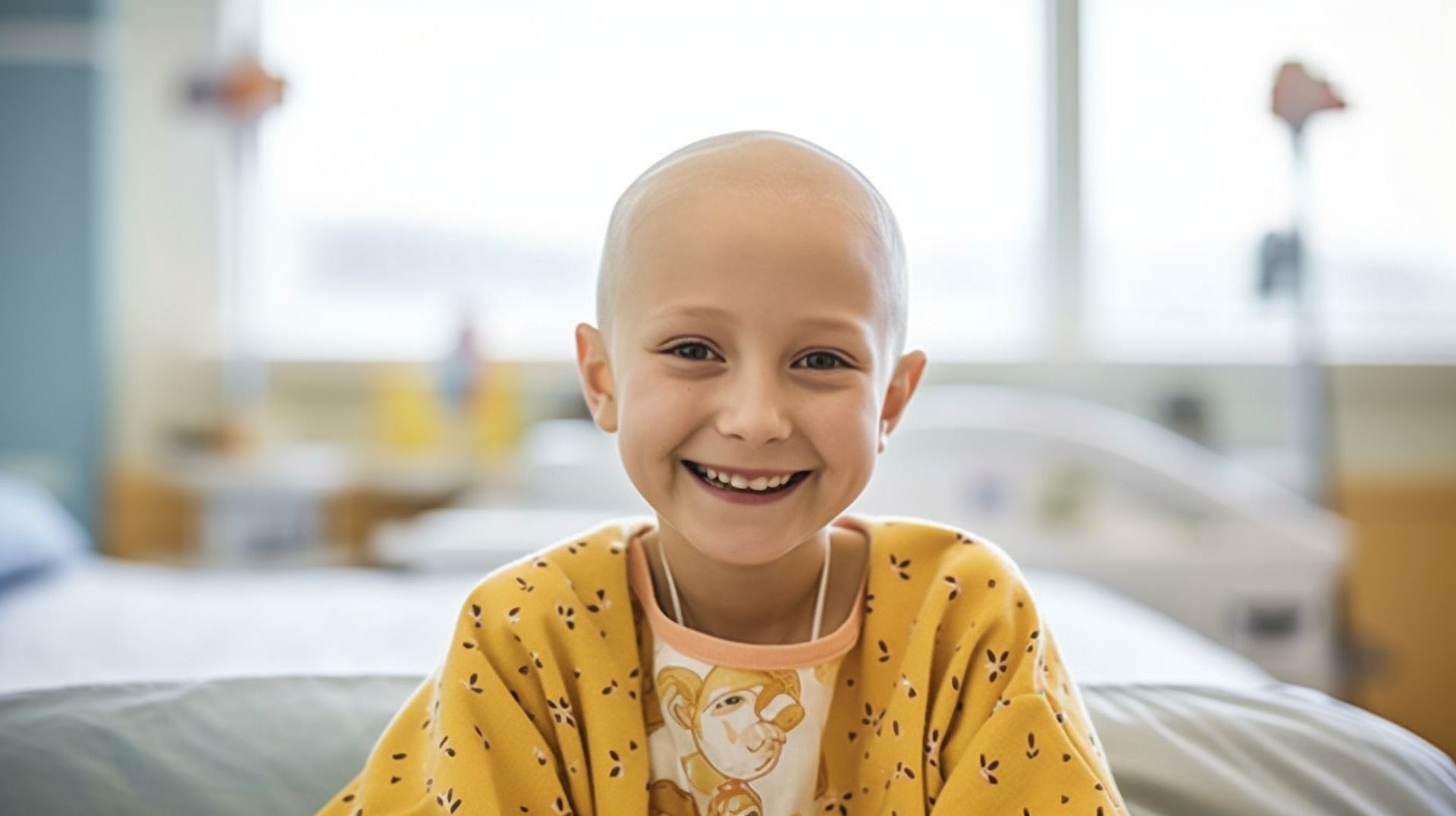 Garoto no hospital com câncer: Hebrom benefícios