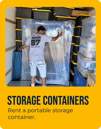 Weather-resistant and secure storage containers for short or long-term use.