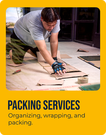 Full-service packing solutions with high-quality materials.