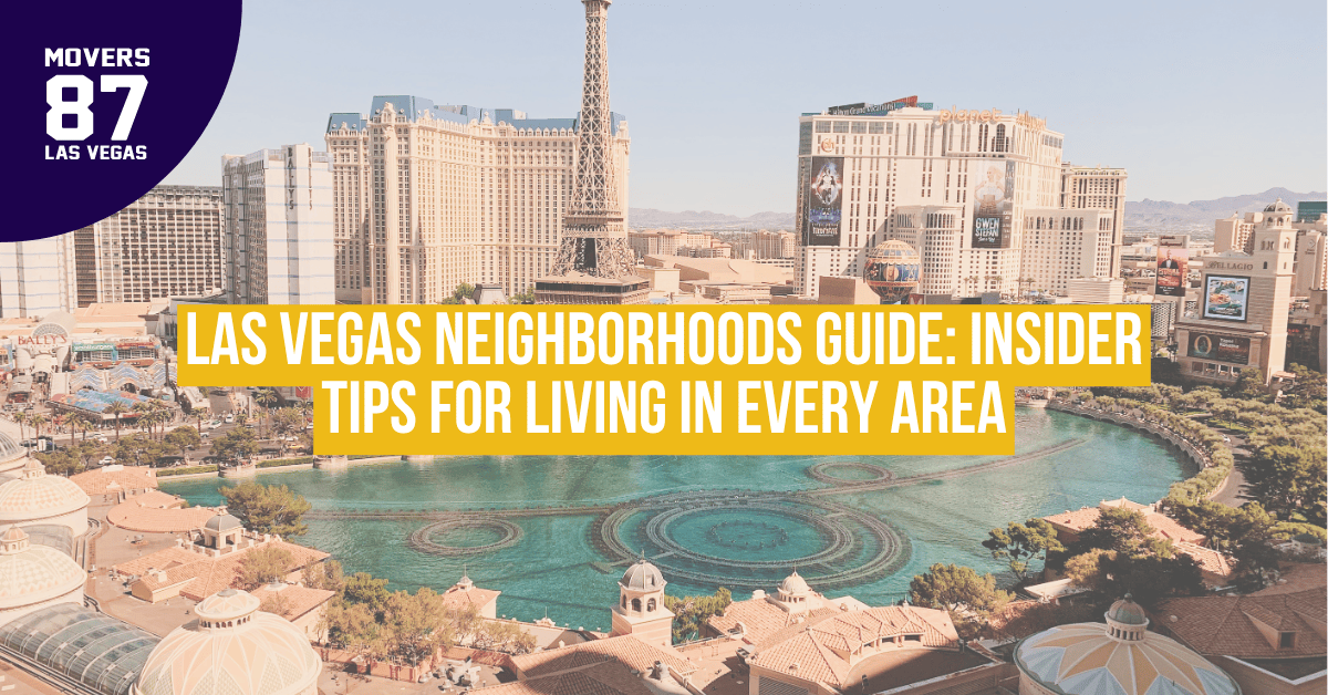 Las vegas neighborhoods guide