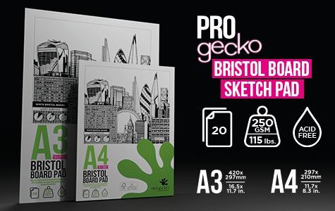 Artgecko PRO Bristol Board Sketch Pads – Artgecko Sketch