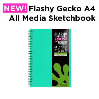 Paisaje artgecko elegante cuaderno de bocetos A2 80 páginas 40 Hojas 150gsm libre de ácido 