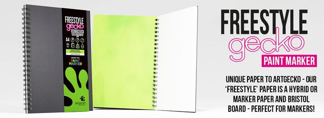 FREESTYLE Paint Marker Sketchbook - Artgecko – Artgecko Sketch