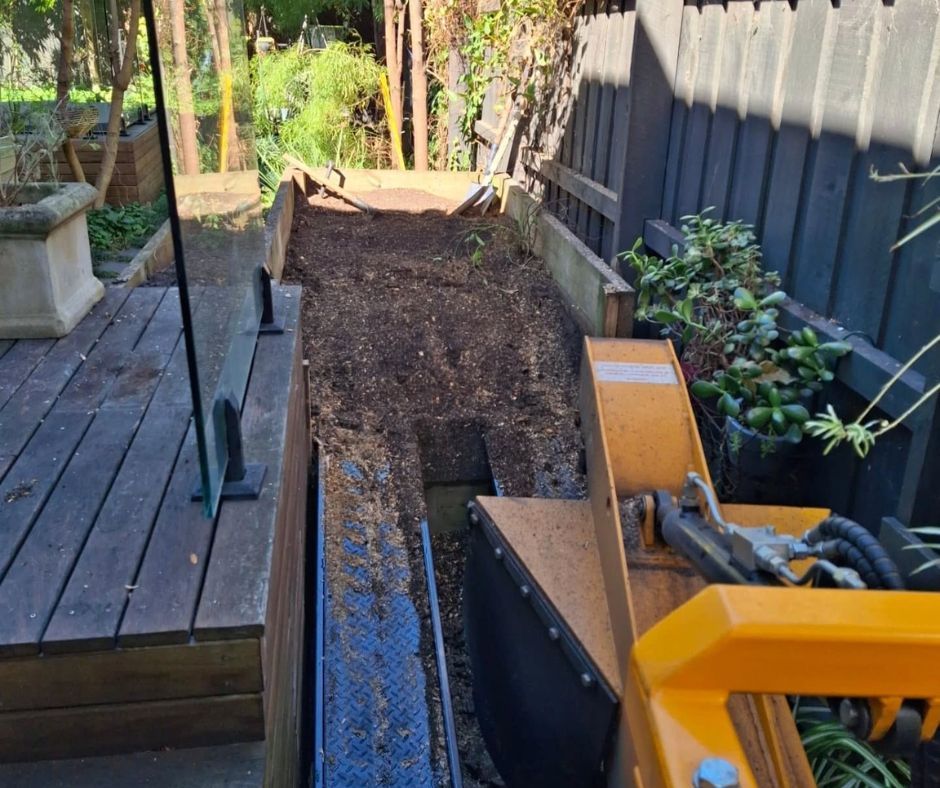 stump grinding or removal
