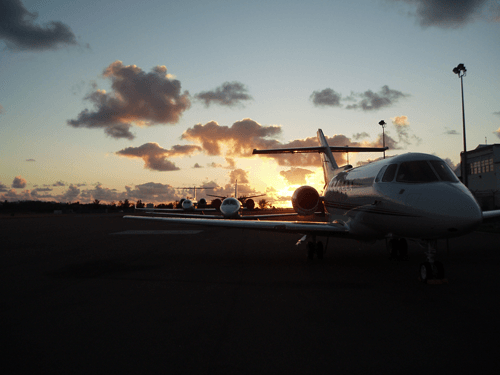 Airplan Sunset
