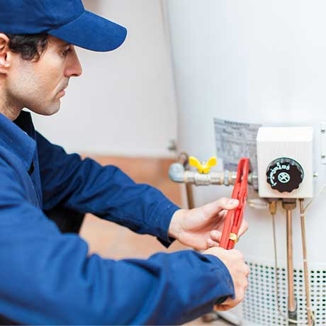 Fixing water heater — Hot Water Systems in Armidale, NSW