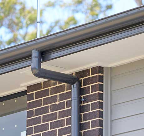 Downpipe coming off gutter — Gutters & Downpipes in Armidale, NSW