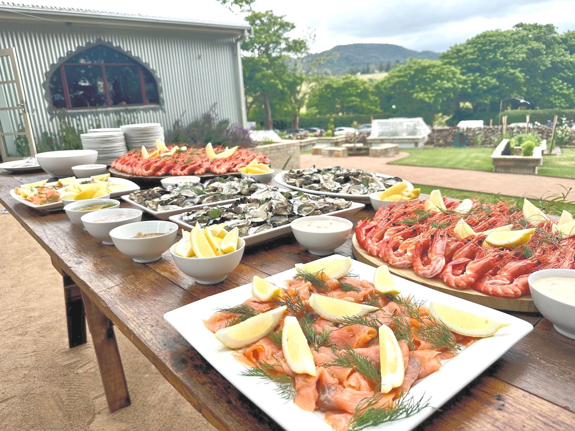 Seafood Grazing Table Wedding Catering
