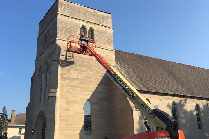 Servicing a Church — Ravenswood, WV — Casey Construction