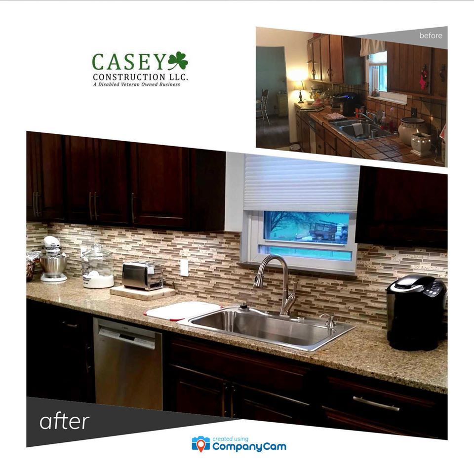 Kitchen Sink Before And After — Ravenswood, WV — Casey Construction