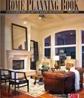 A living room filled with furniture and a fireplace on the cover of a home planning book.