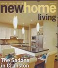 A picture of a kitchen and dining room on the cover of a magazine.