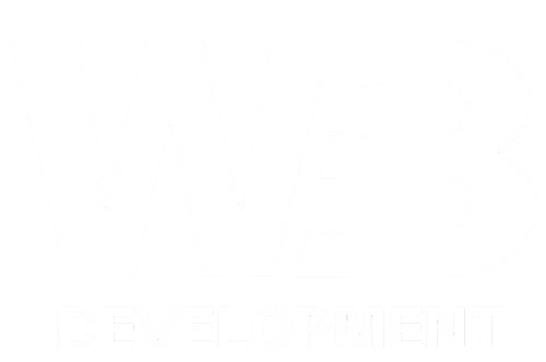 The logo for wb development is white on a black background.