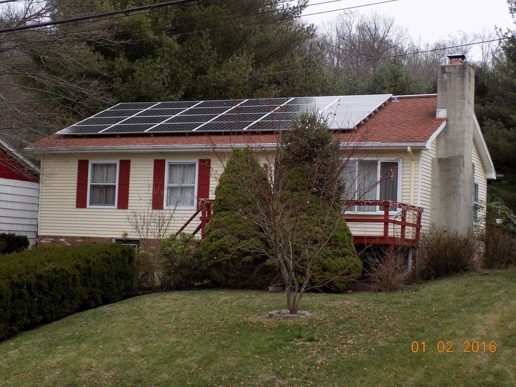 White Bungalow House — Fishkill, NY — SolarPlus