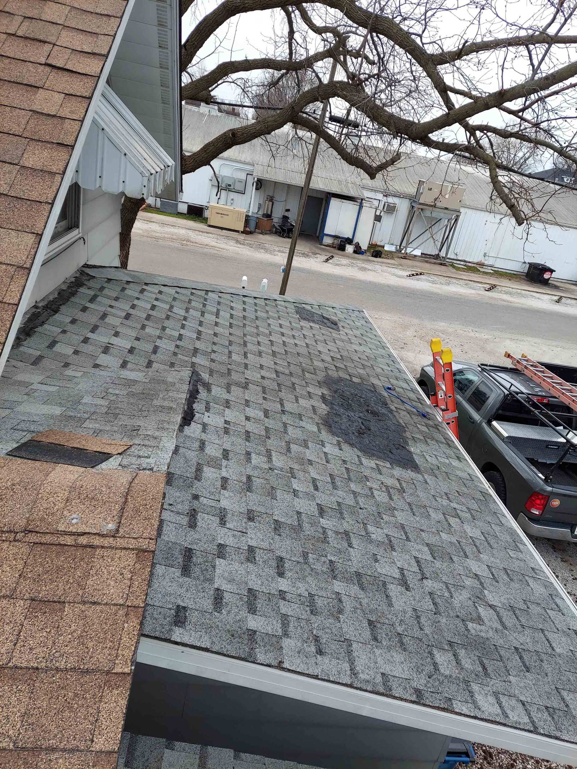 Before roof service — Bloomington, IL — AE Roofing and Construction, LLC