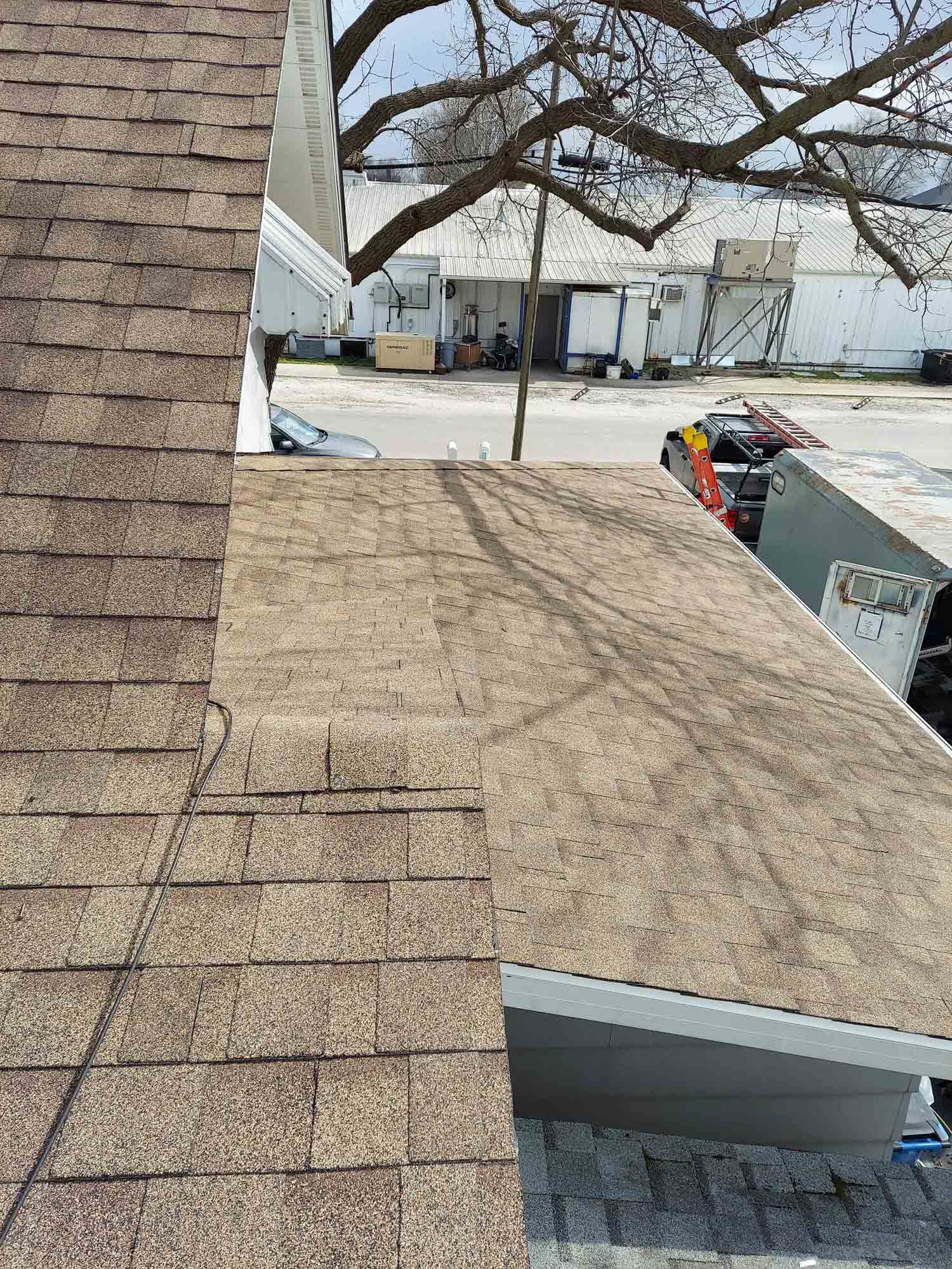 After roof service — Bloomington, IL — AE Roofing and Construction, LLC