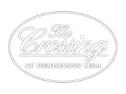 The Crossing at Henderson Mill Logo - White