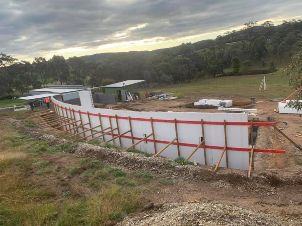 Rural Concrete Under Construction — Jaycee’s Constructions In  Mudgee NSW