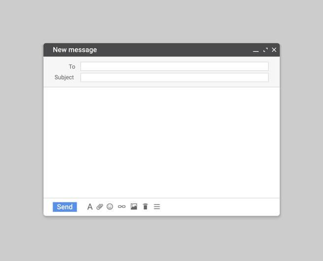 An example of professional email structure in English on a laptop screen